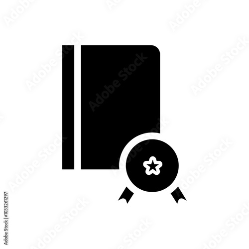 best seller book icon web design in vector