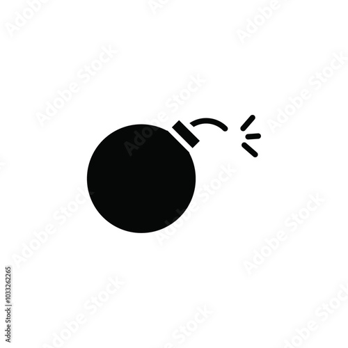 Bomb icon web design in vector