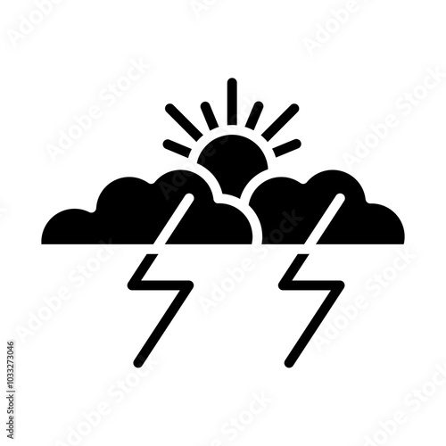 Storm Vector Icon Style