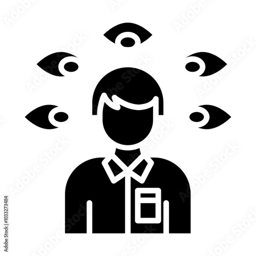 Paranoia Vector Icon Style