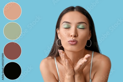 Young Asian woman with styl...