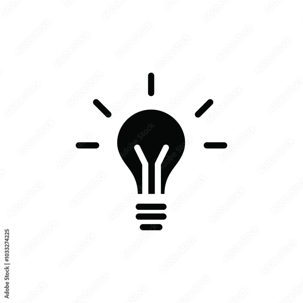 Lamp icon web design in vector Lamp icon web design in vector