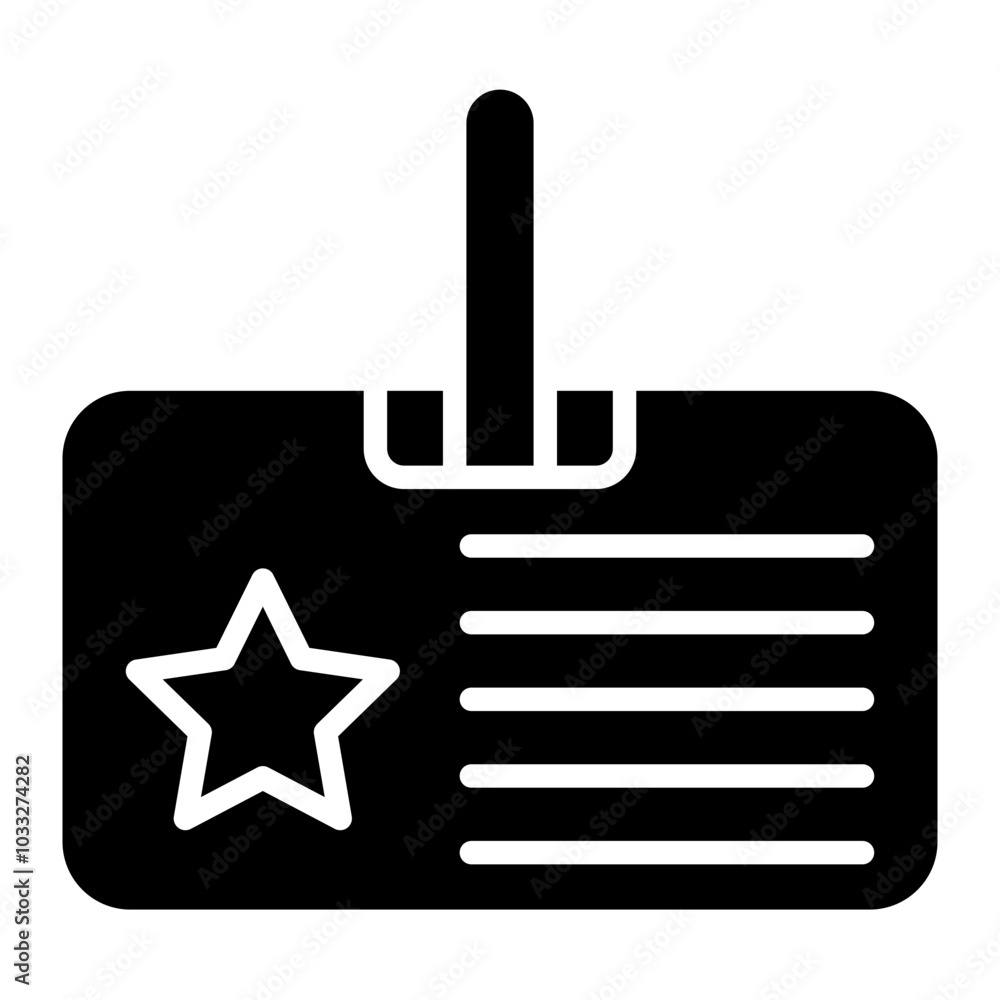 Obraz premium Event Access Vector Icon Style