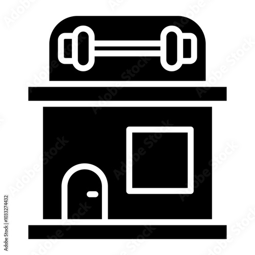 Gym Vector Icon Style