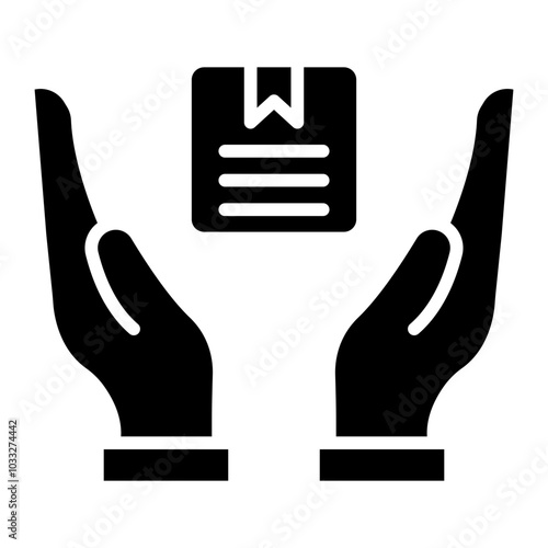 Package Handling Vector Icon Style