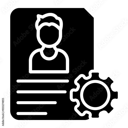 De Identification Vector Icon Style