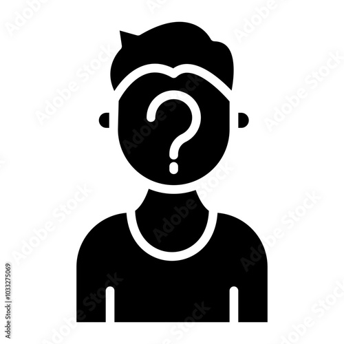 Anonymisation Vector Icon Style