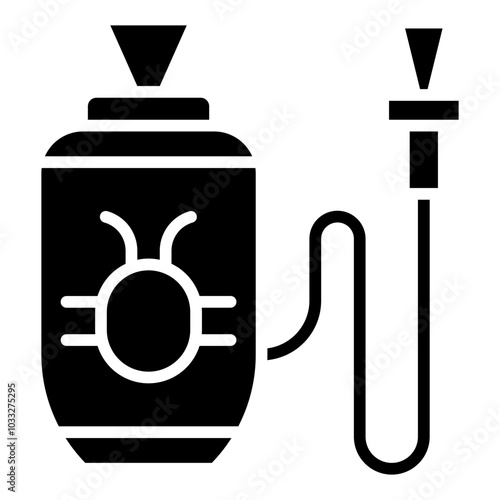 Insecticide Sprayer Vector Icon Style