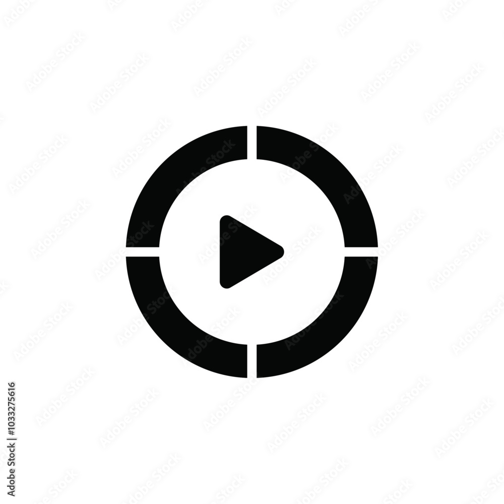 Media player icon web design in vector Media player icon web design in vector