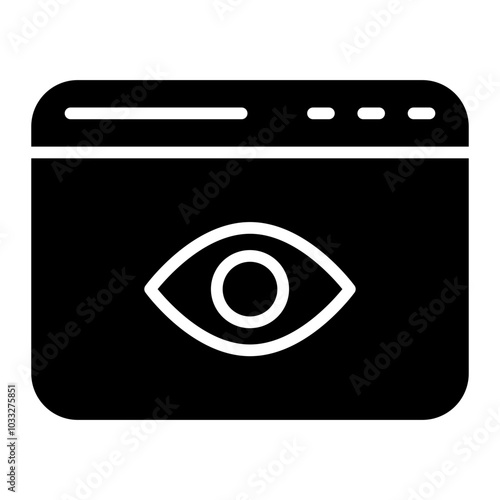 Views Vector Icon Style