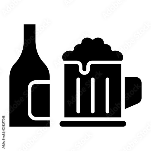 Craft Beer Vector Icon Style