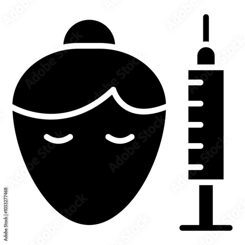 Botox Vector Icon Style