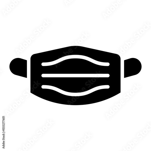 Face Mask Vector Icon Style