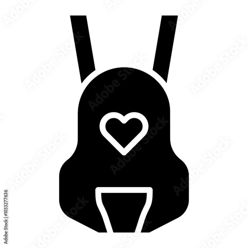 Baby carrier Vector Icon Style