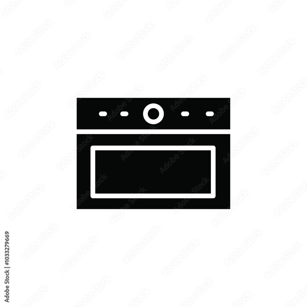 Oven icon web design in vector Oven icon web design in vector