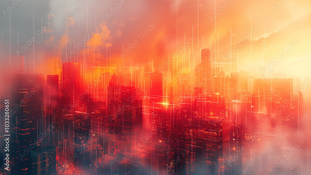 Naklejka premium construction tech abstract background