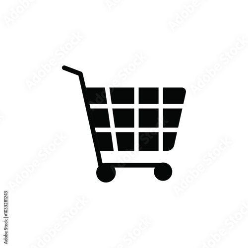 Shopping icon web design in vector