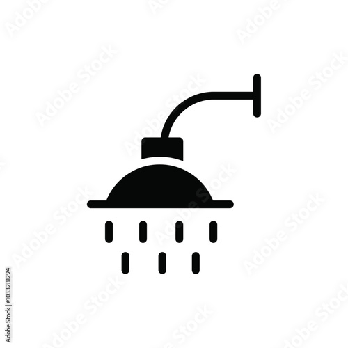 Shower head icon web design in vector