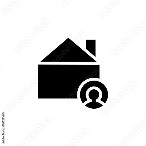 Stay home icon web design in vector