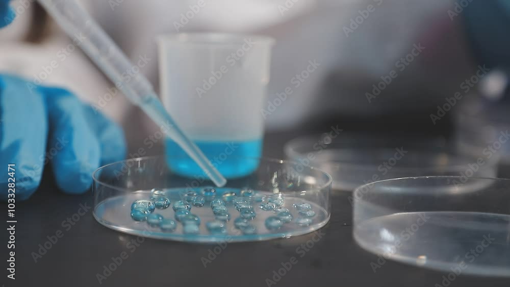 laboratory research and development concept with lab glassware and female scientist laboratory research and development concept with lab glassware and female scientist