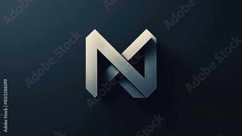 Abstract Metallic Symbol