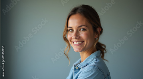 Smiling Professional: Authentic Business Portrait for Modern Office, Corporate Headshot, and Diverse Employee Profile