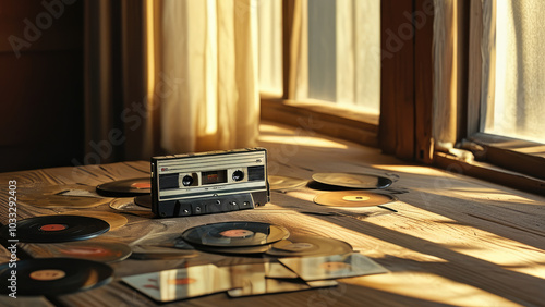 Retro Vibes: The Art of Audio Cassette Nostalgia photo