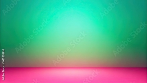 Blurred background of pink and green color mixing with shallow depth of field photo