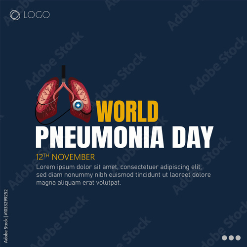 World Pneumonia Day, observed on November 12th, aims to raise awareness about pneumonia, its prevention, and its global impact, especially on children.