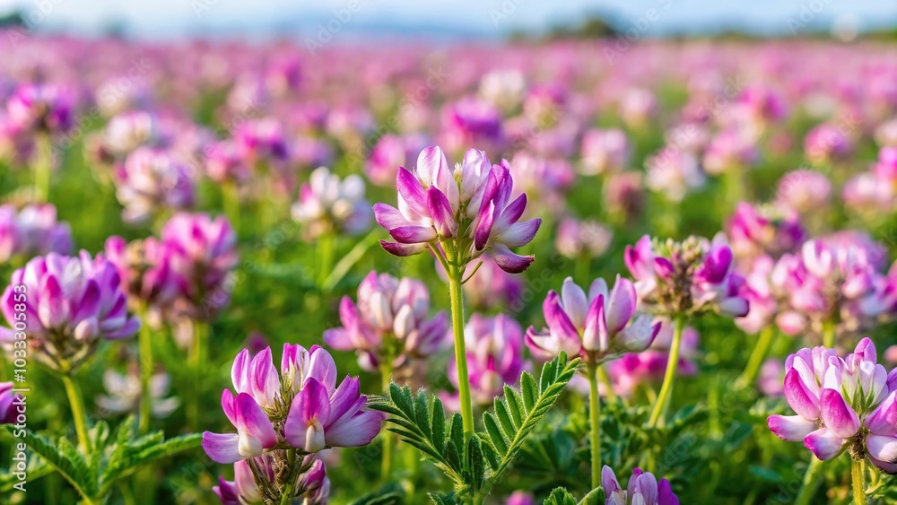 Botanical close-up of Mongolian milkvetch Astragalus membranaceus Botanical close-up of Mongolian milkvetch Astragalus membranaceus