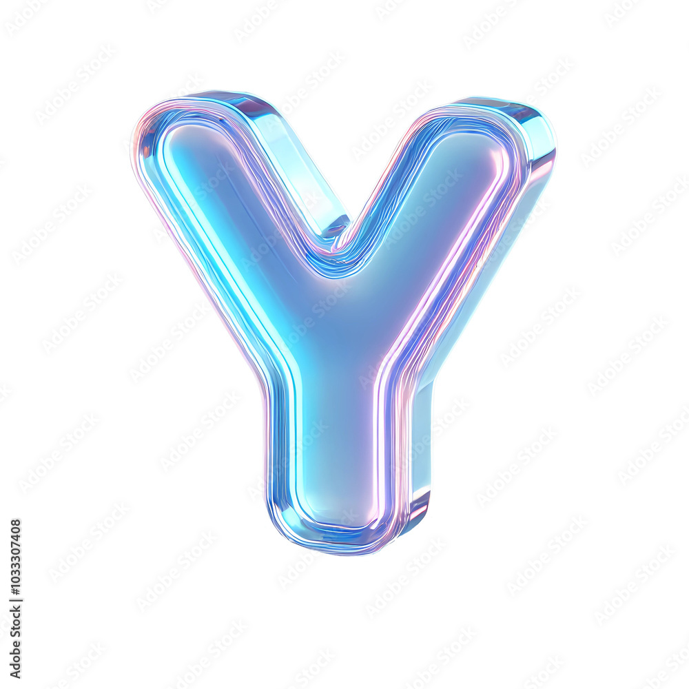 3D letter Y 3D letter Y