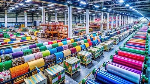 Drone Photography: Unveiling the Inner Workings of a Wallpaper Factory