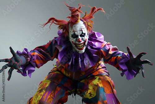 Halloween creative 3d illustration	