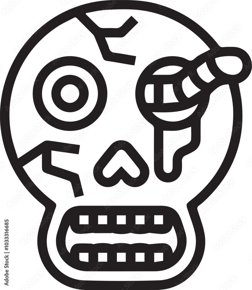 Skull icon symbol vector image illustration
Skull icon symbol vector image illustration