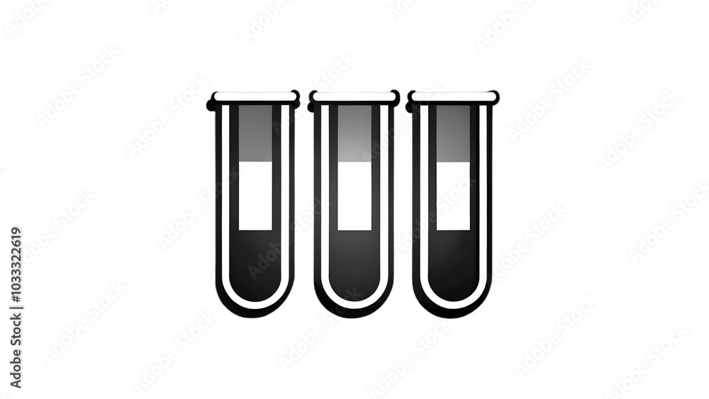 test tubes isolated on white background test tubes isolated on white background