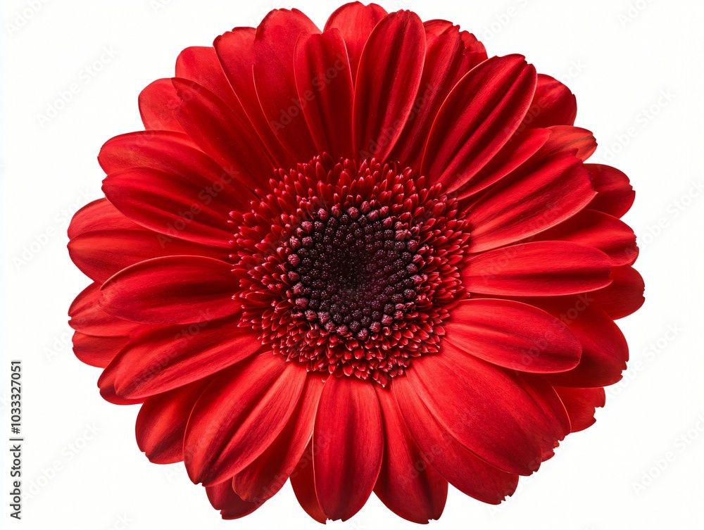 red gerbera isolated on white red gerbera isolated on white