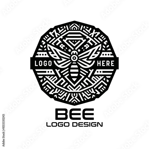 Bee Vector Logo Design