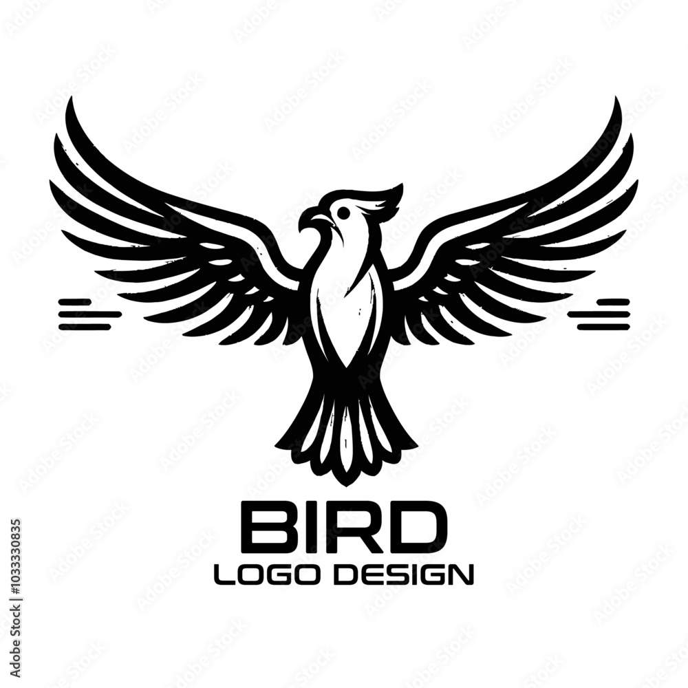 Naklejka premium Bird Vector Logo Design