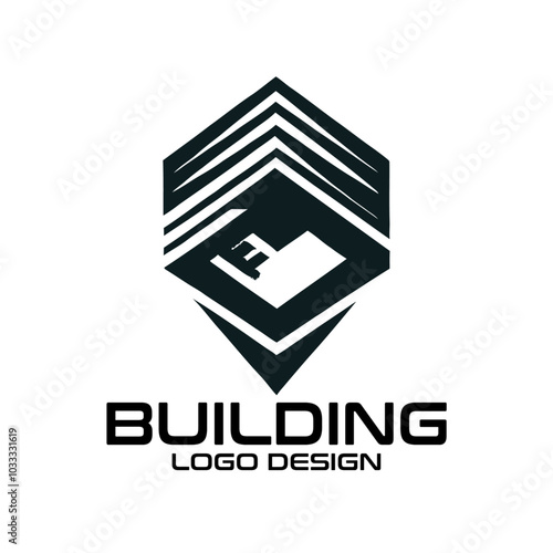 Building Vector Logo Design photo