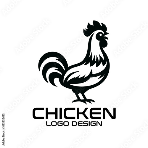 Chicken Vector Logo Design photo