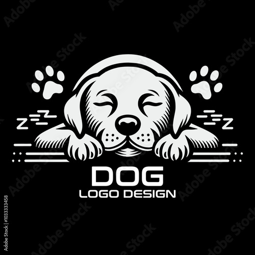 Dog Vector Logo Design photo