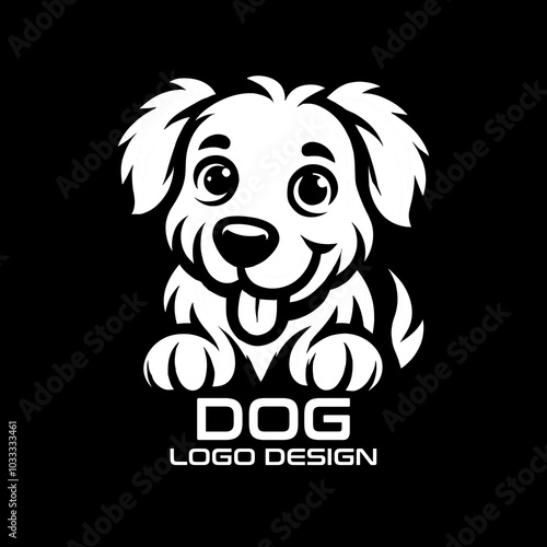 Dog Vector Logo Design photo