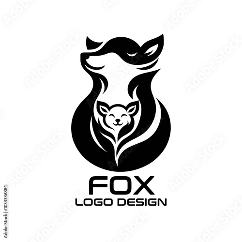 Fox Vector Logo Design photo