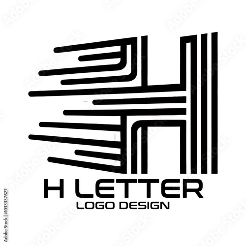 H Letter Vector Logo Design photo