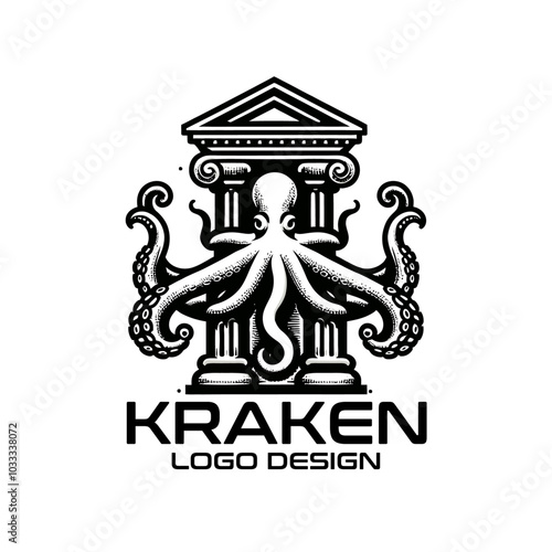 Kraken Vector Logo Design