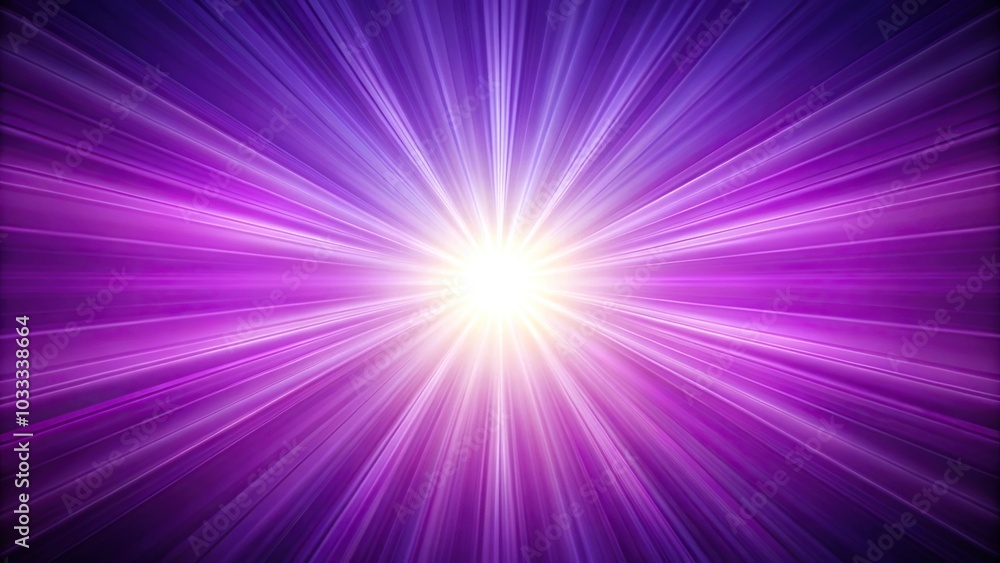 Bright and shiny purple energy sun rays creating a striking flare effect on a nature background Bright and shiny purple energy sun rays creating a striking flare effect on a nature background