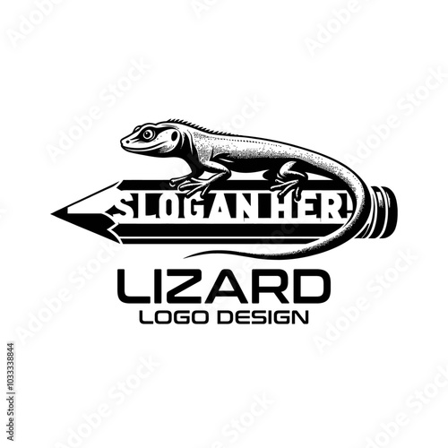 Lizard Vector Logo Design photo