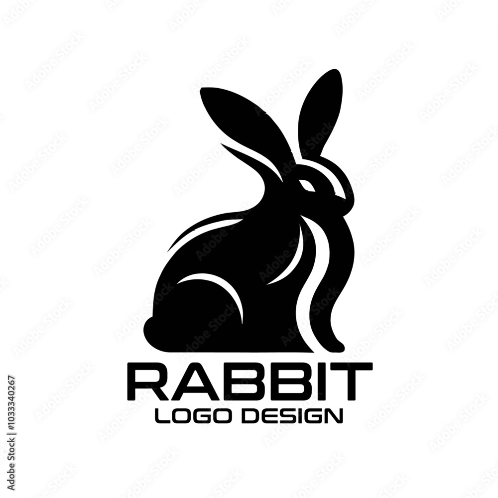 Fototapeta premium Rabbit Vector Logo Design
