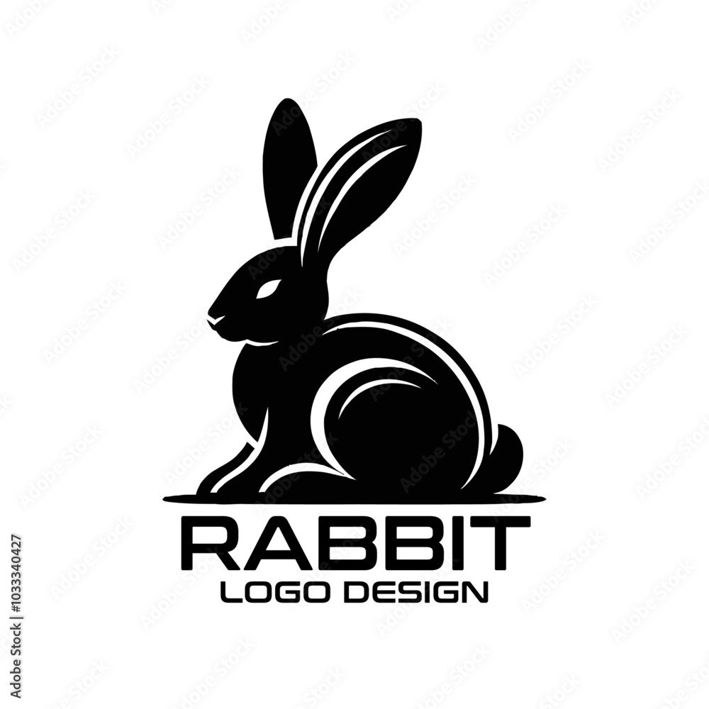 Fototapeta premium Rabbit Vector Logo Design