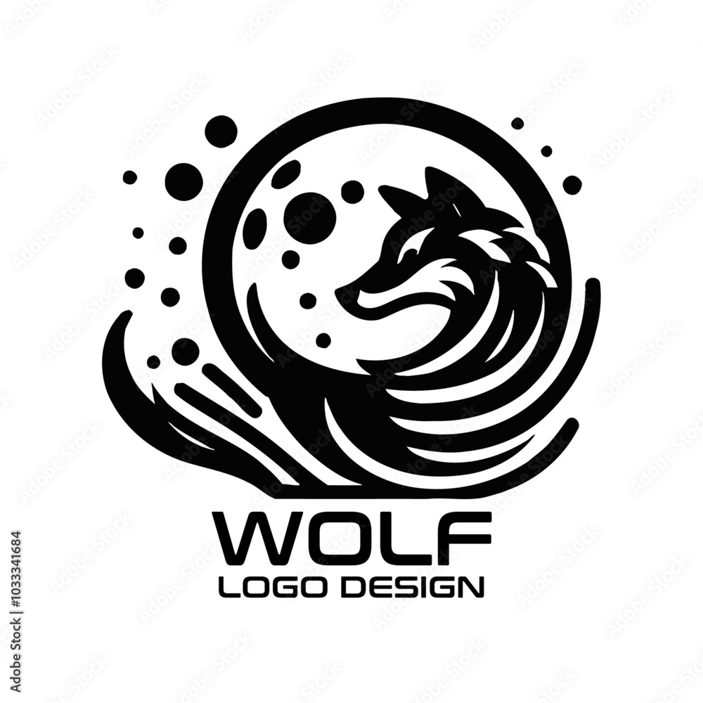 Wolf Vector Logo Design Wolf Vector Logo Design